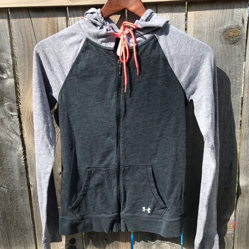 Under Armor semi fitted zip up hoodie